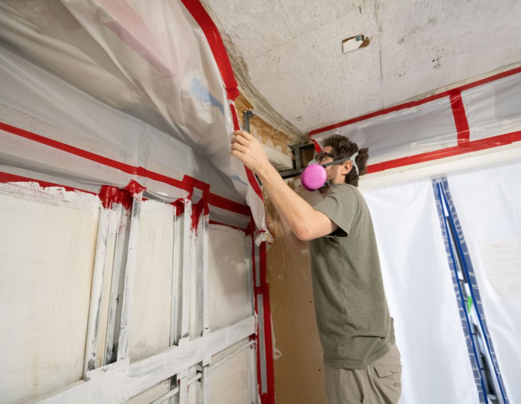 AER air purifier for mold remediation