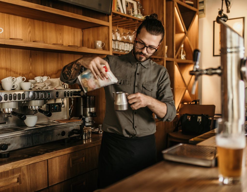 AER air purifier for cafes