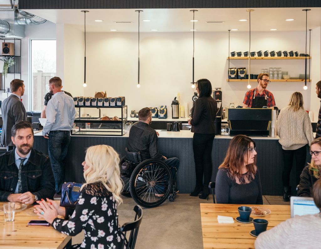 AER air purifier for cafes